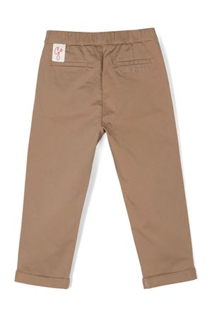 Chino in cotone marrone caramello GOLDEN GOOSE KIDS | GKP01396P001072K55159